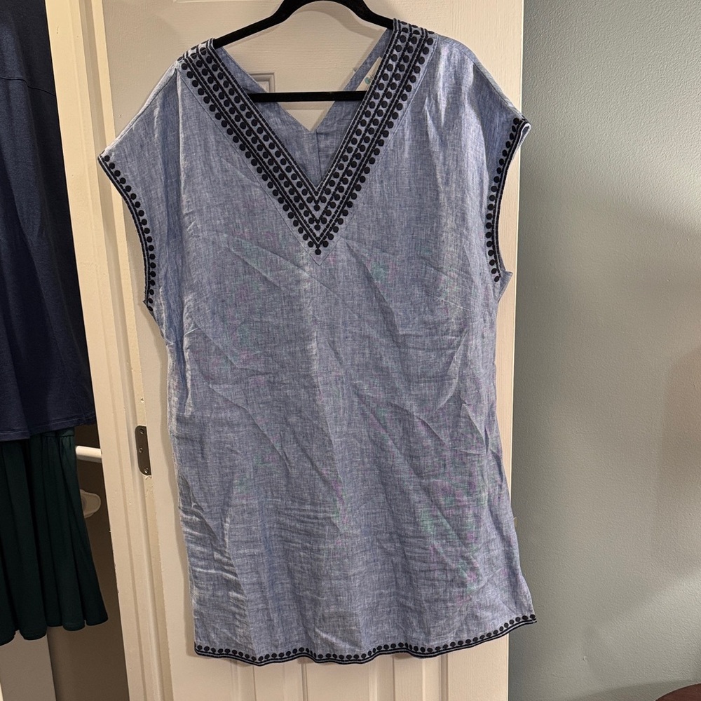 Boden Linen Tunic Dress